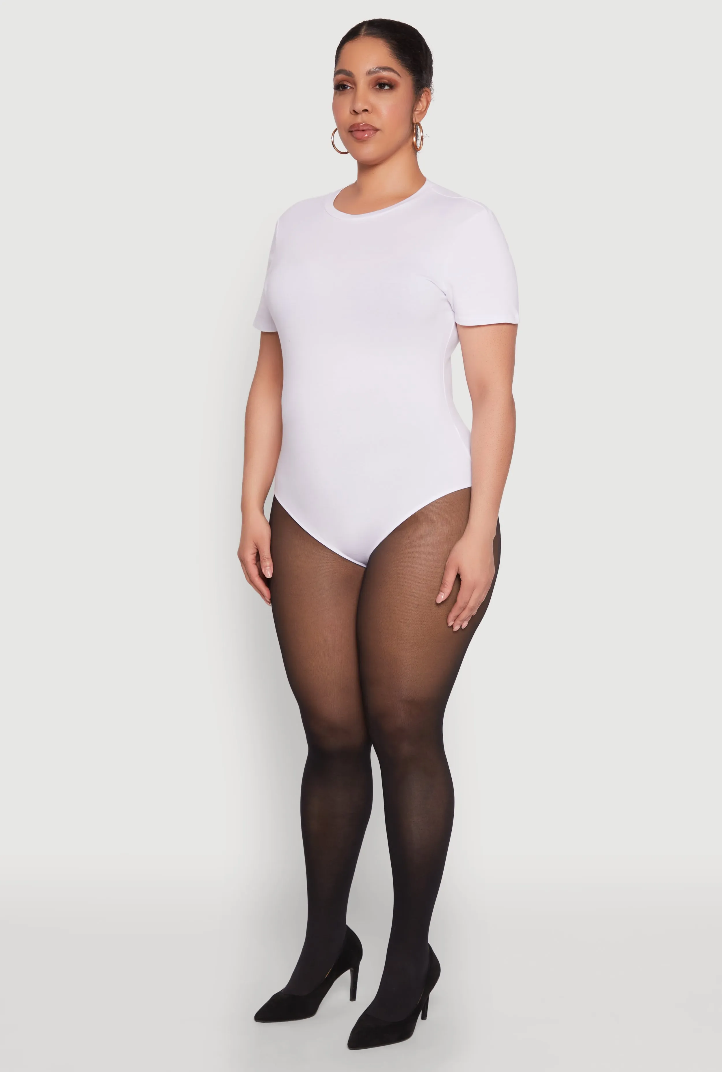 Plus Size Short Sleeve Bodysuit sold by Rainbow product image thumbnail 5
