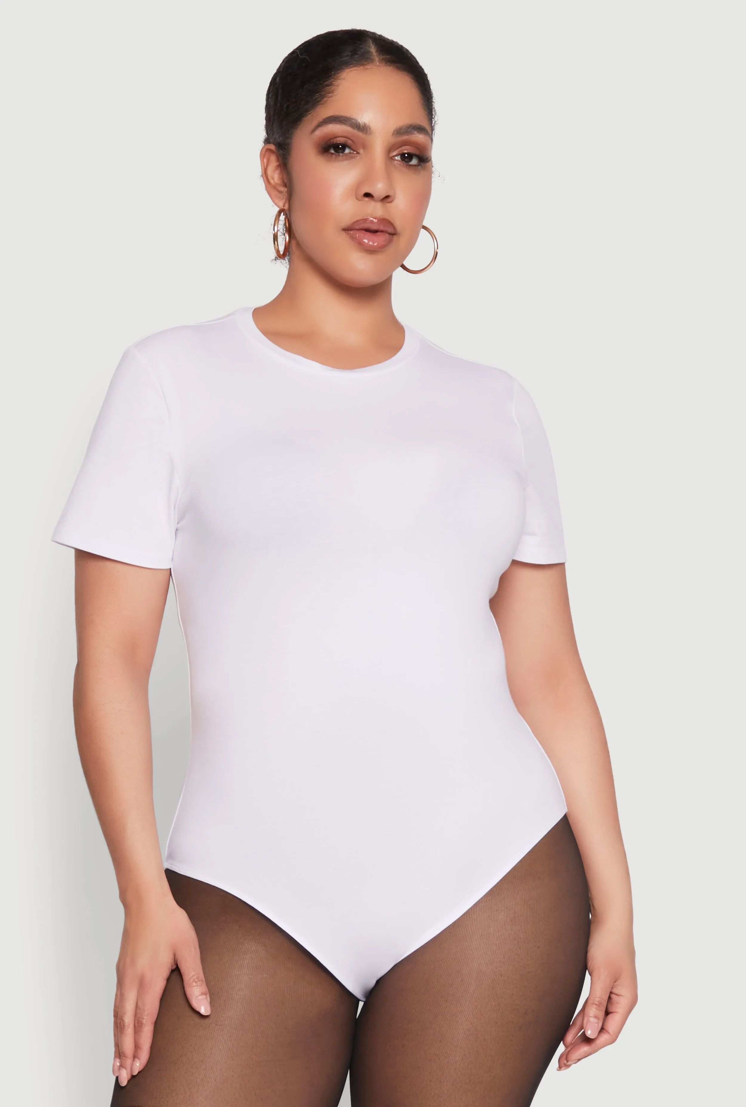 Plus Size Short Sleeve Bodysuit sold by Rainbow product image thumbnail 2