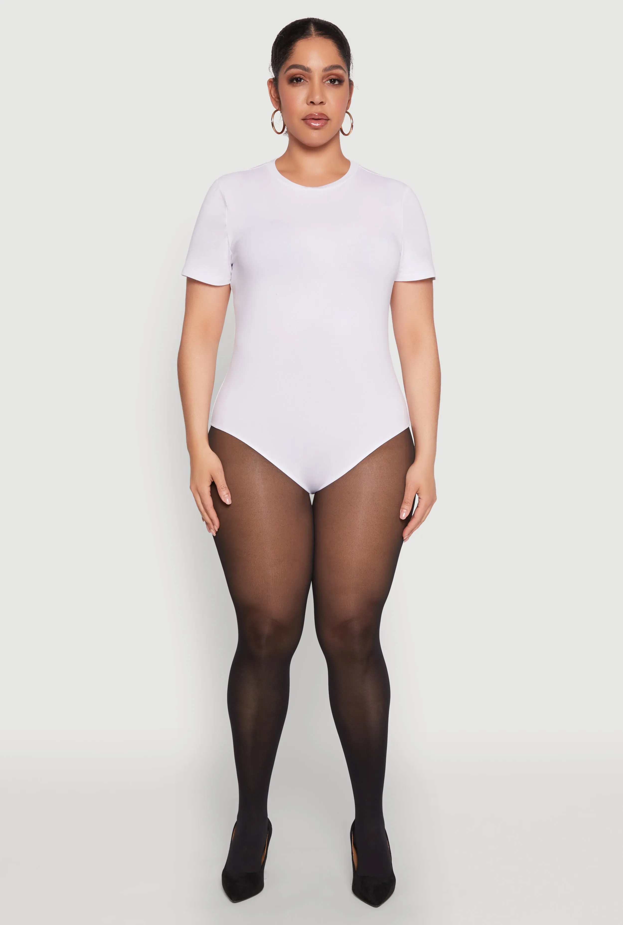 Plus Size Short Sleeve Bodysuit sold by Rainbow product image thumbnail 3