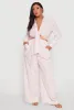 Plus Size Airy Leaf Print Palazzo Pants sold by Rainbow