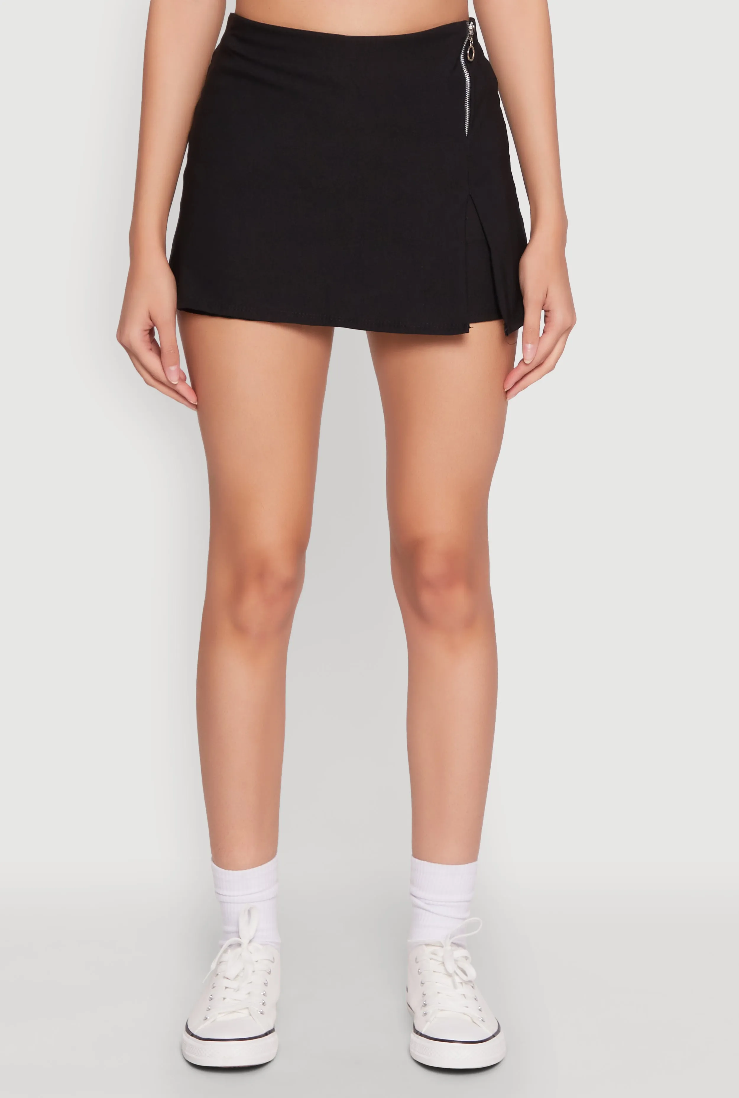 Side Zip High Waisted Skort sold by Rainbow product image thumbnail 5