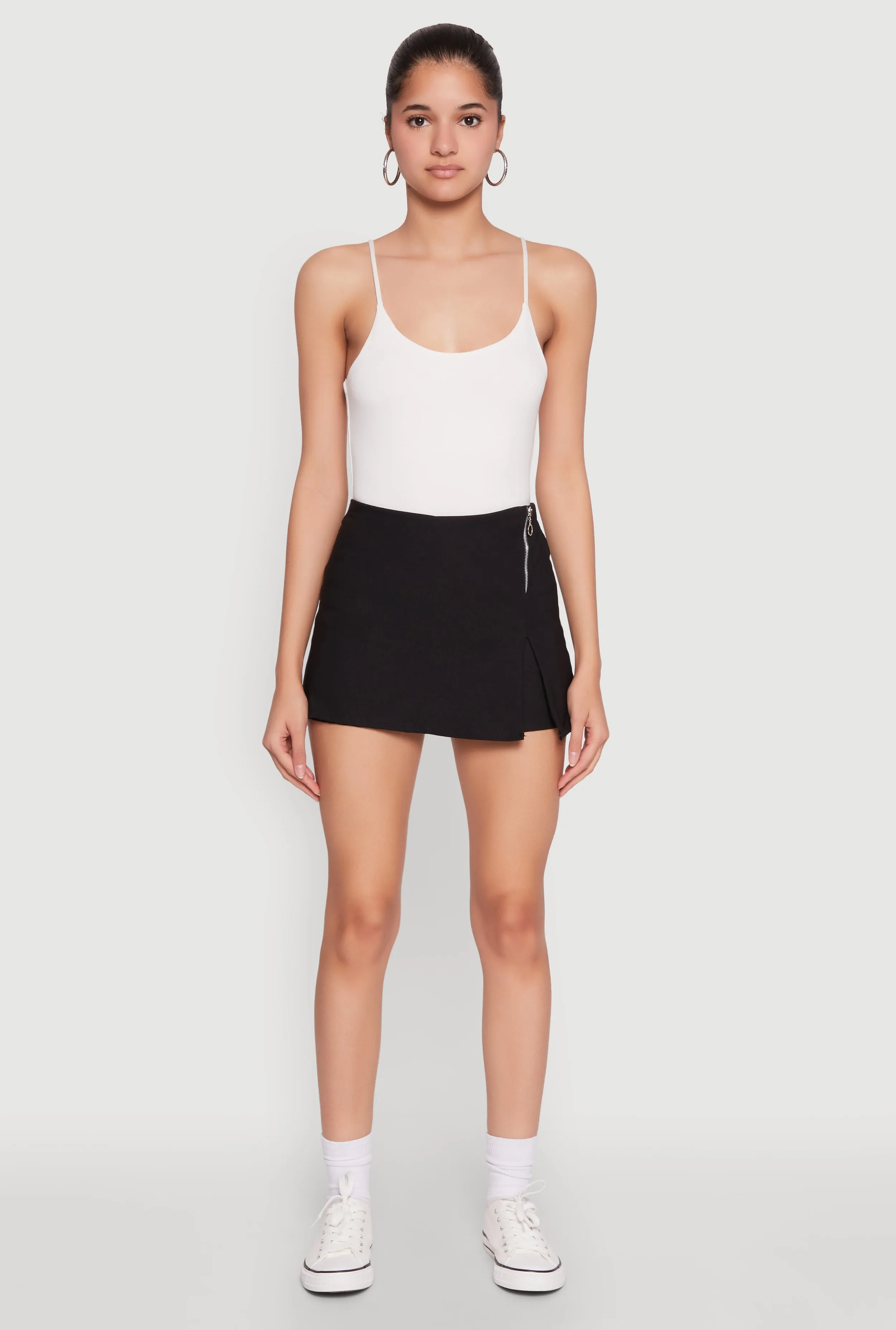 Side Zip High Waisted Skort sold by Rainbow product image thumbnail 2