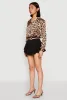 Crepe Knit Tiered Skort sold by Rainbow