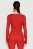 Textured Knit O Ring Keyhole Crop Top sold by Rainbow