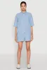 Button Front Denim Romper sold by Rainbow