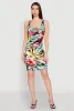 Tropical Print Scoop Neck Tank Dress sold by Rainbow
