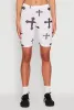 Cross Graphic Biker Shorts sold by Rainbow