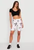 Cross Graphic Biker Shorts sold by Rainbow