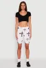 Cross Graphic Biker Shorts sold by Rainbow