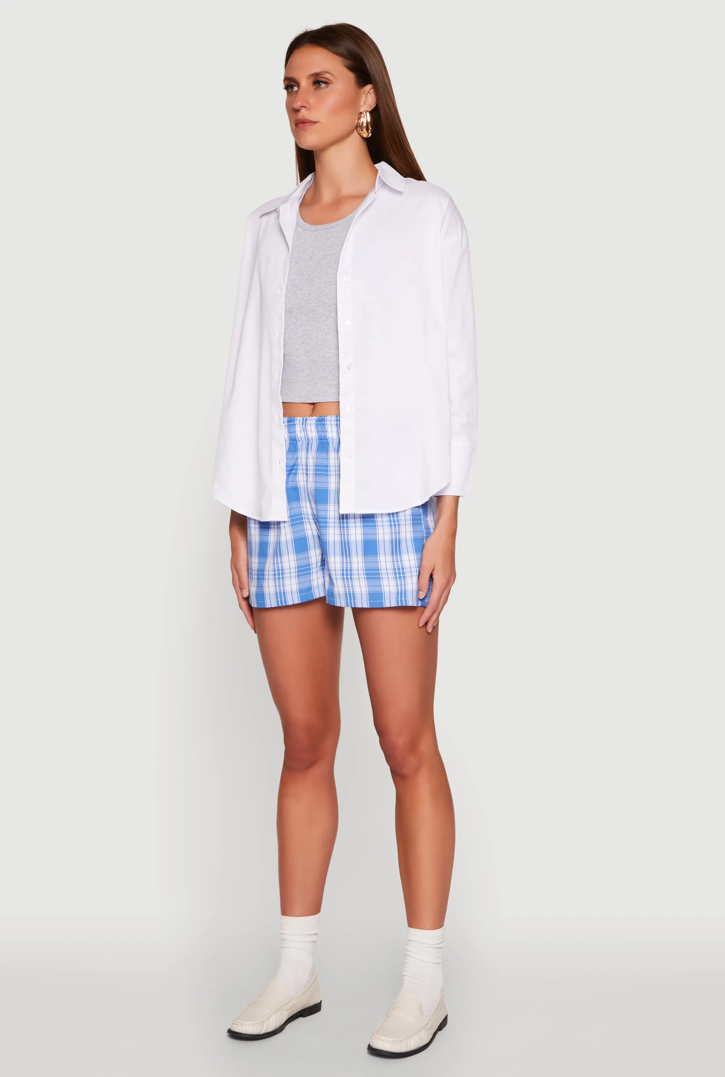 Pull On Plaid Shorts sold by Rainbow product image thumbnail 3