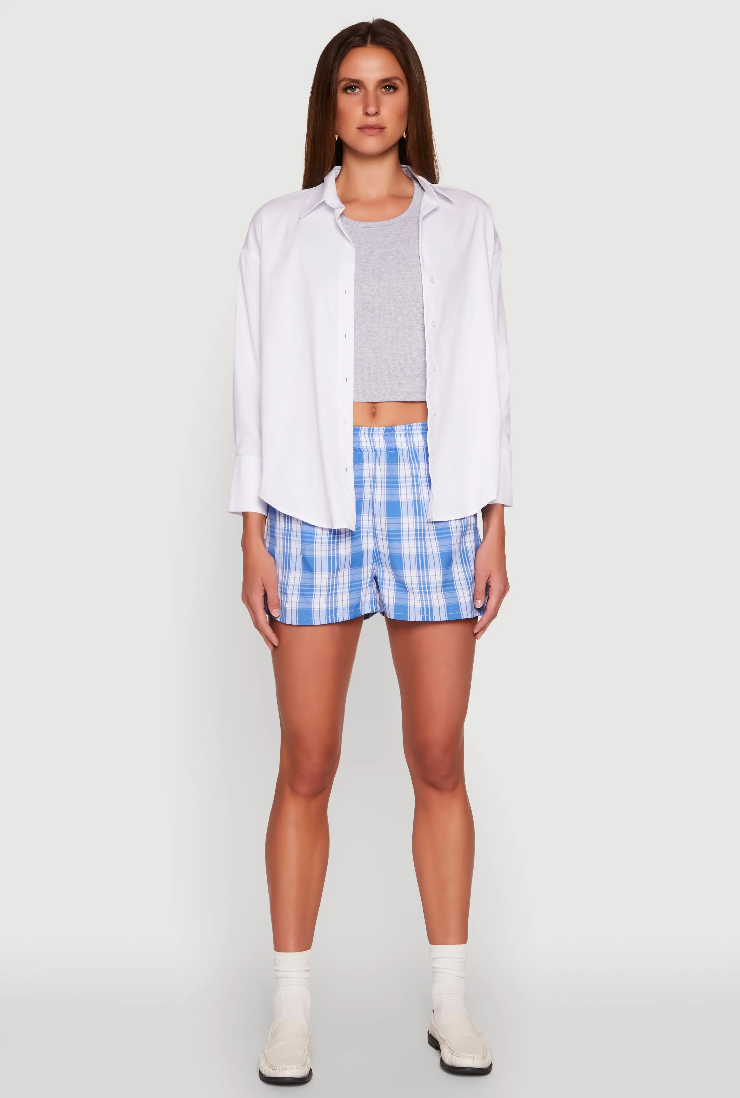 Pull On Plaid Shorts sold by Rainbow product image thumbnail 2