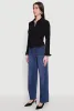 Iris Double Zip Front Collared Blouse sold by Rainbow