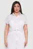 Plus Size Gauze Knit Tie Front Top sold by Rainbow