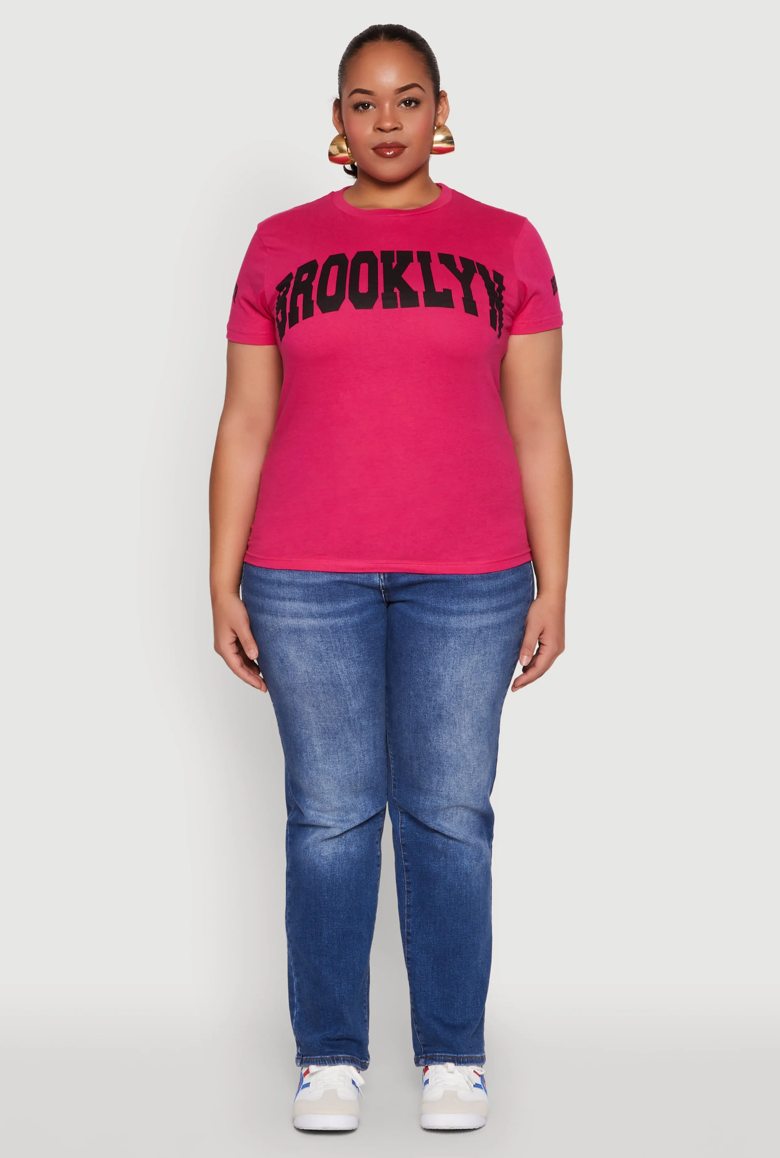 Plus Size Brooklyn Graphic Tee sold by Rainbow product image thumbnail 3