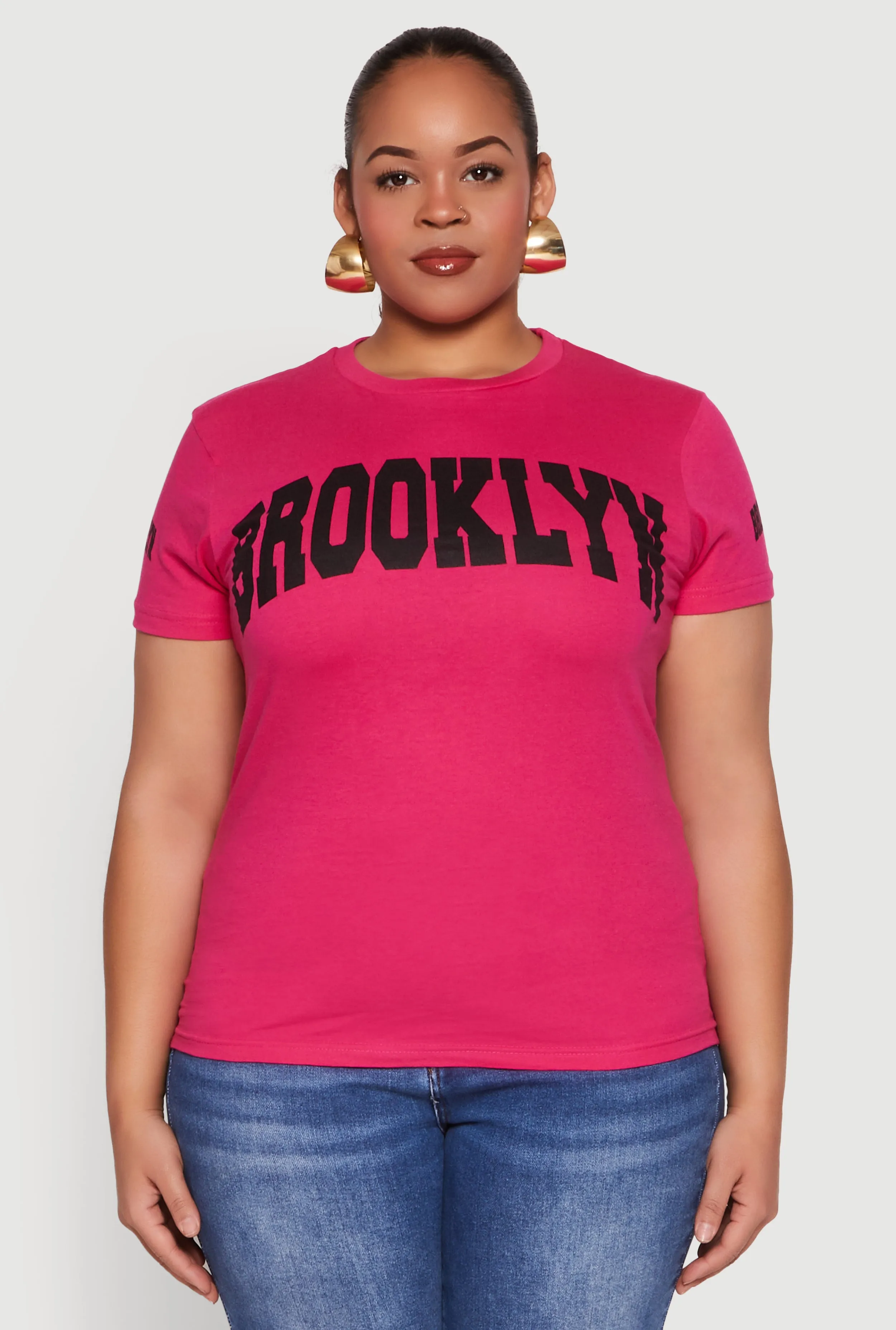 Plus Size Brooklyn Graphic Tee sold by Rainbow product image thumbnail 2