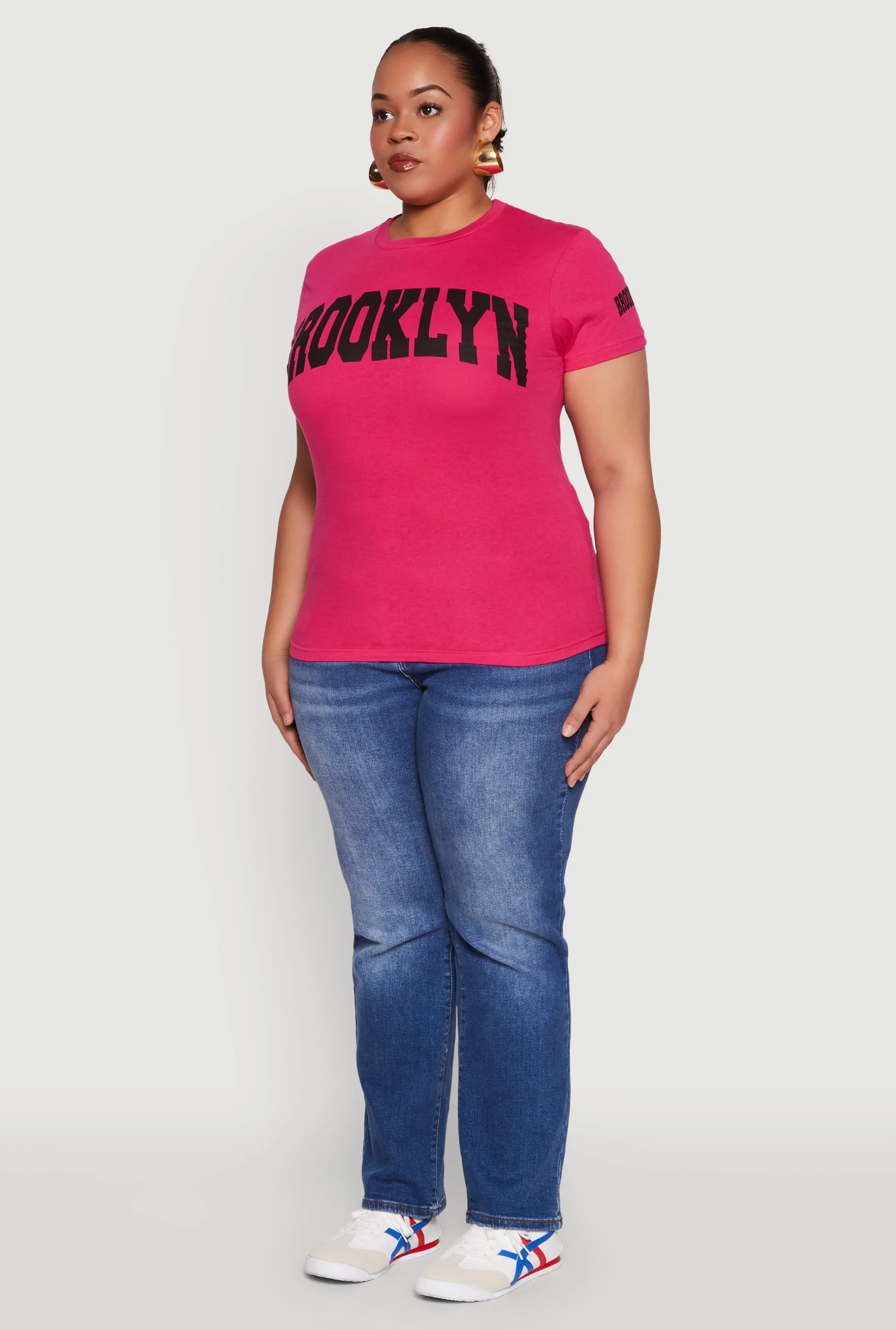 Plus Size Brooklyn Graphic Tee sold by Rainbow product image thumbnail 5