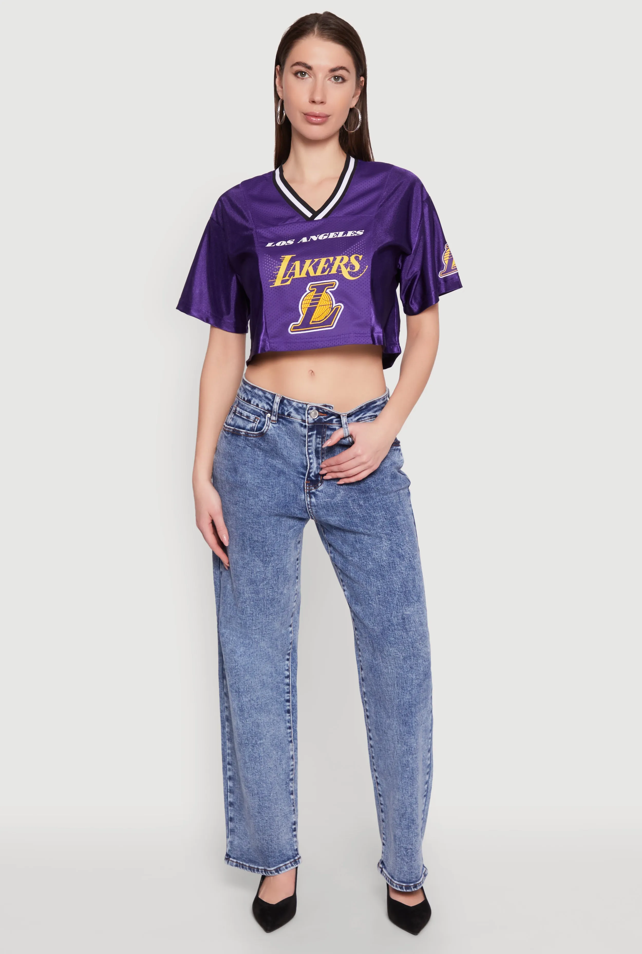 NBA Los Angeles Lakers Cropped Jersey sold by Rainbow