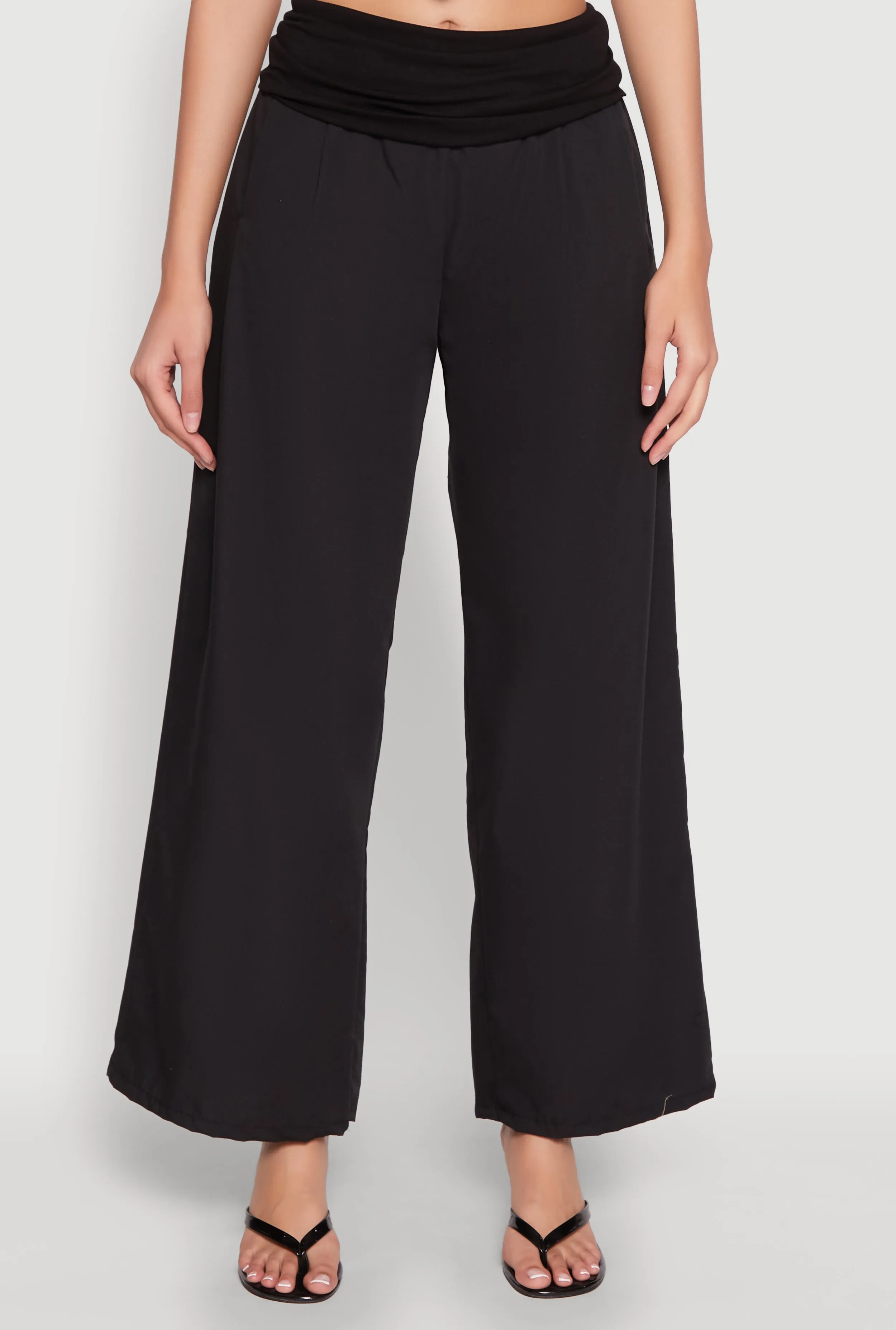 Fold Over Wide Leg Pants sold by Rainbow product image thumbnail 5