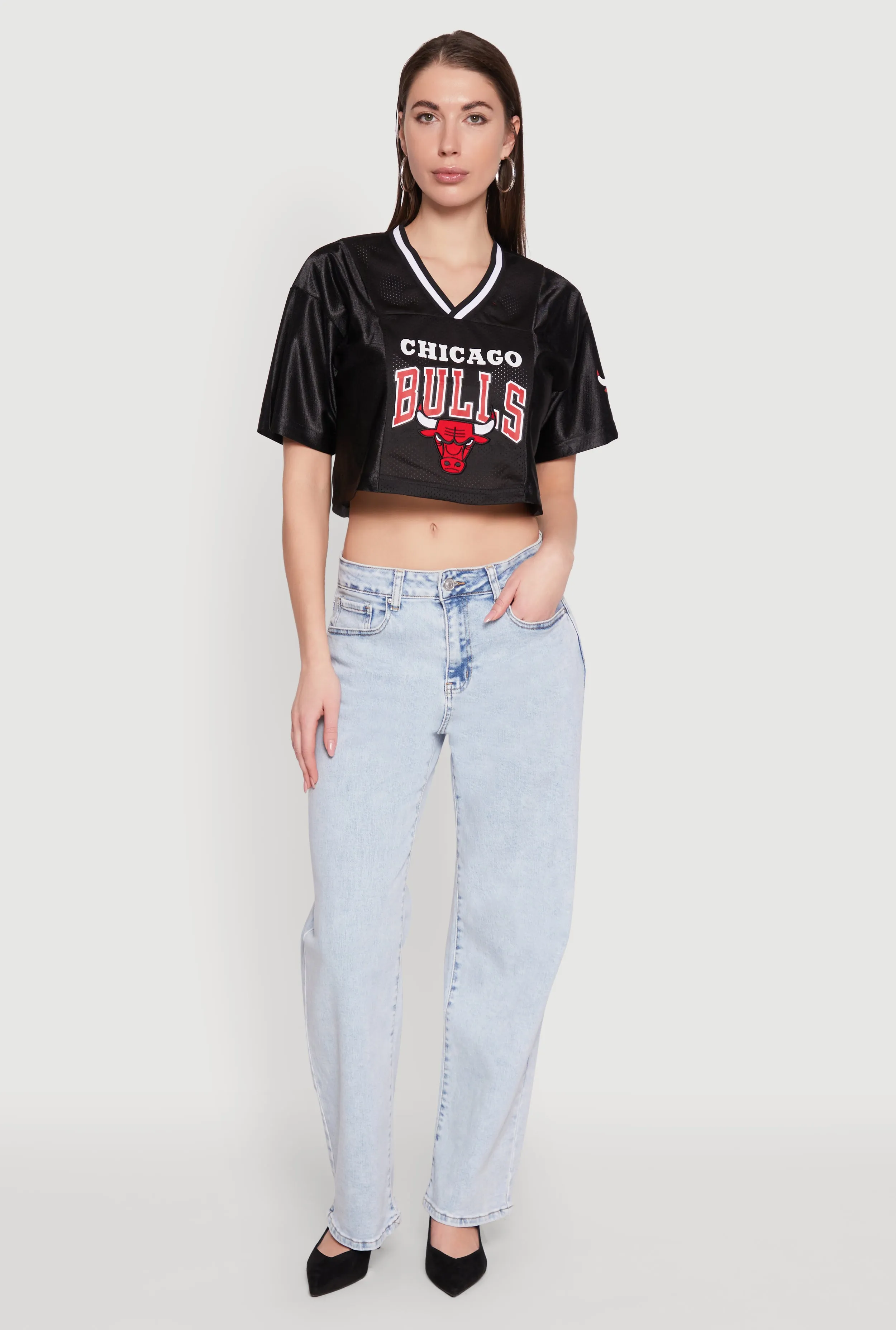 NBA Chicago Bulls Cropped Jersey sold by Rainbow