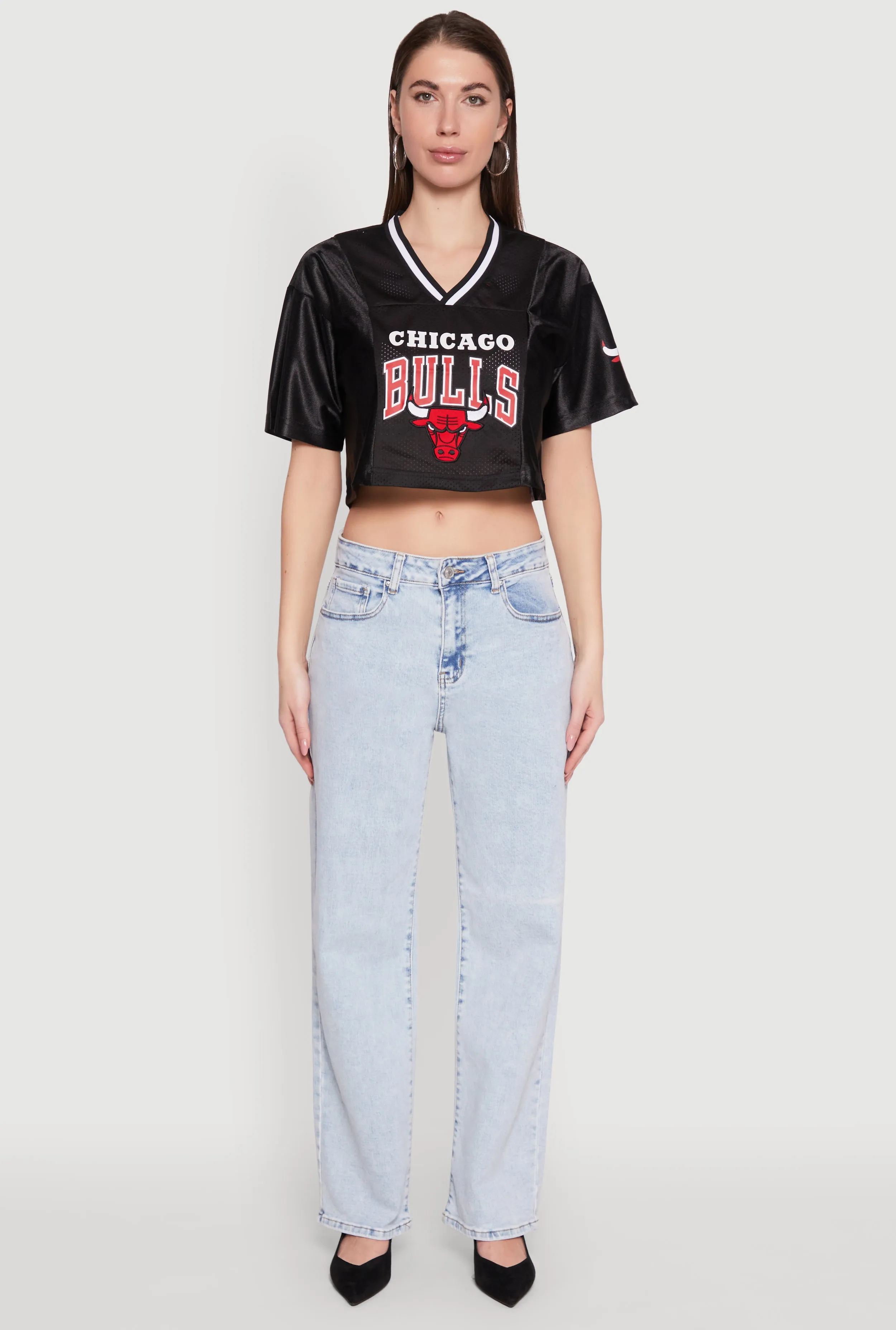 NBA Chicago Bulls Cropped Jersey sold by Rainbow product image thumbnail 3