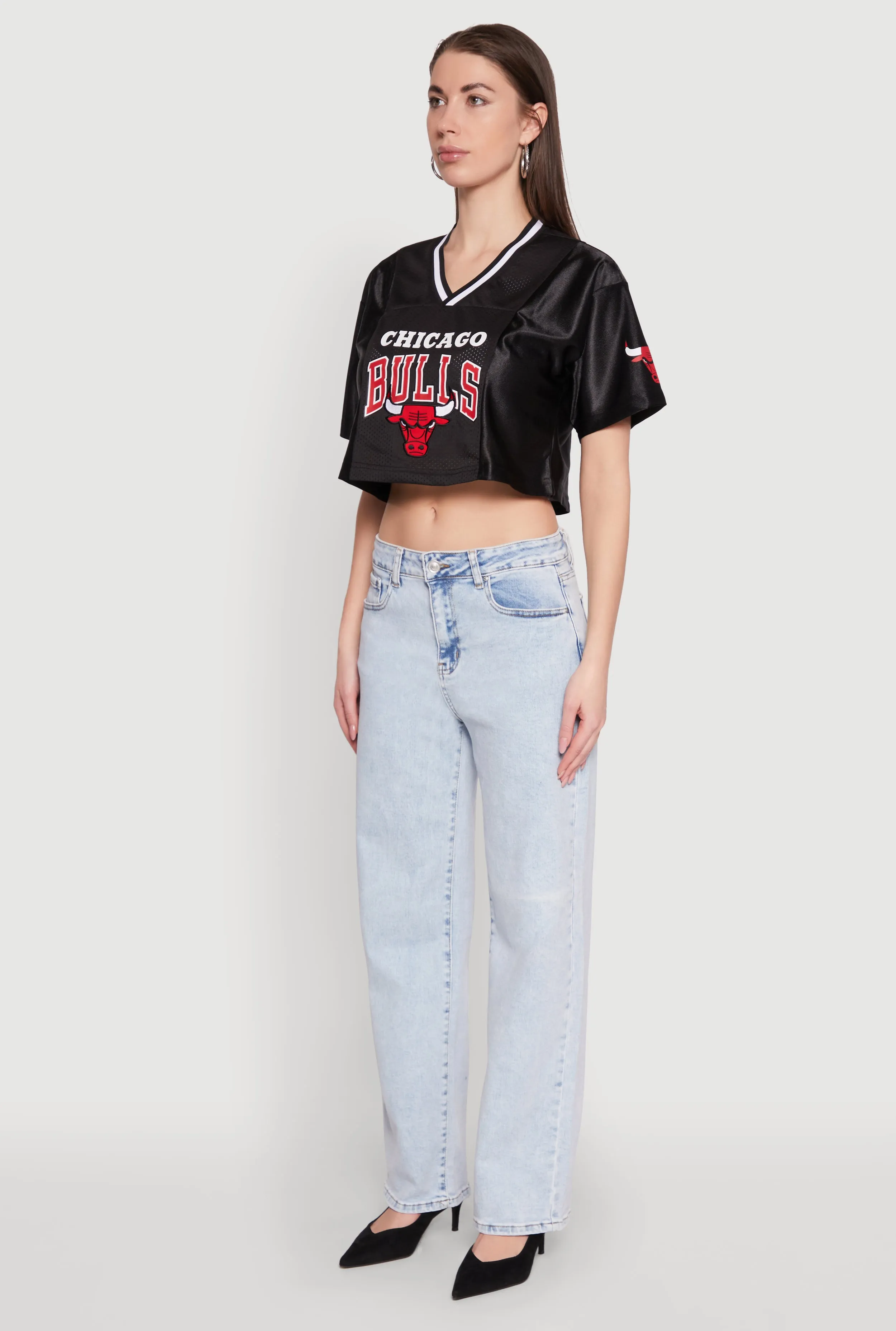 NBA Chicago Bulls Cropped Jersey sold by Rainbow product image thumbnail 5