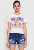 NBA Los Angeles Lakers Cropped Top sold by Rainbow