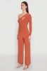 Asymmetrical Cut Out One Shoulder Top sold by Rainbow