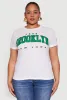 Plus Size 1898 Brooklyn Graphic Tee sold by Rainbow