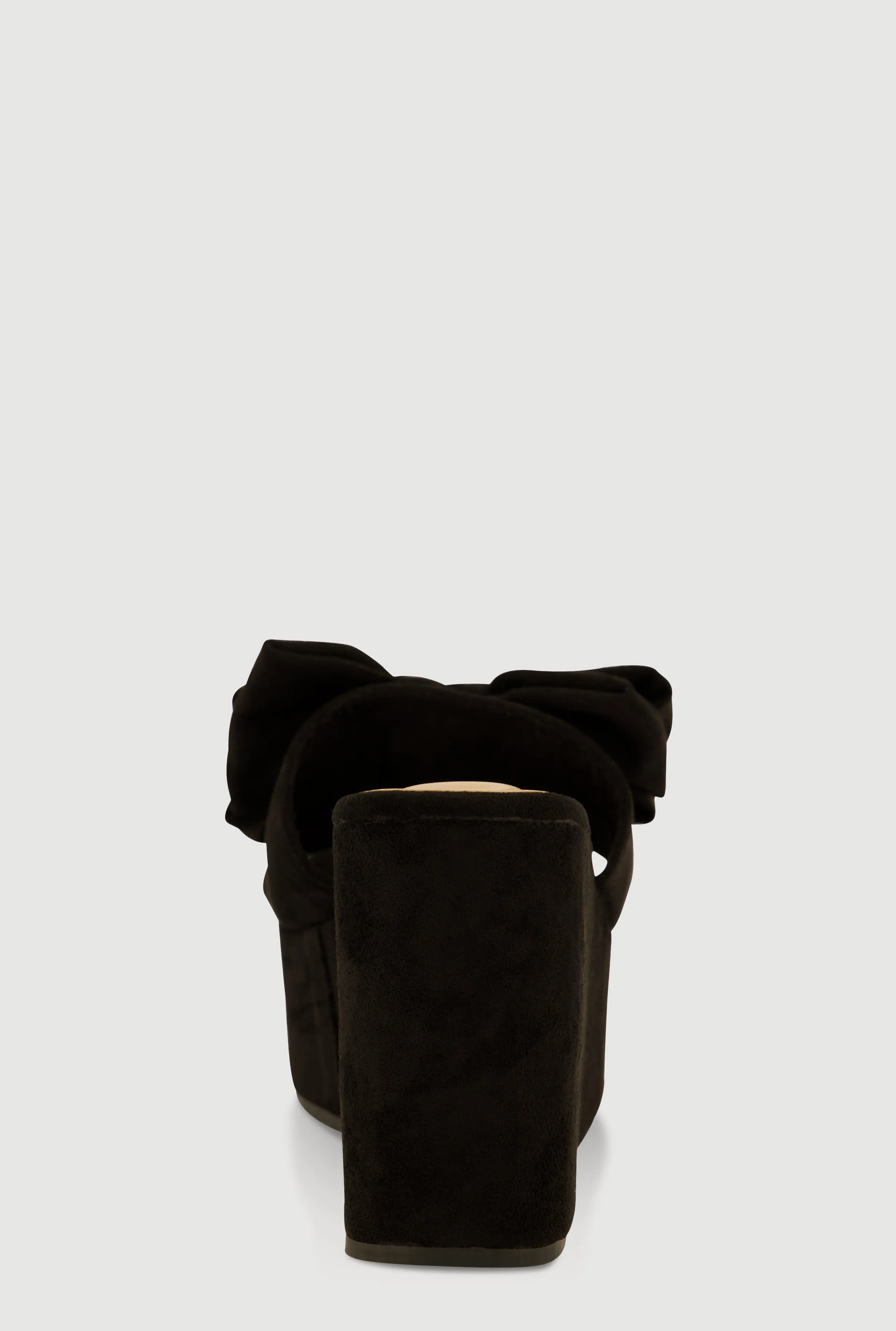 Bow Platform Wedge Slide Sandals sold by Rainbow product image thumbnail 3