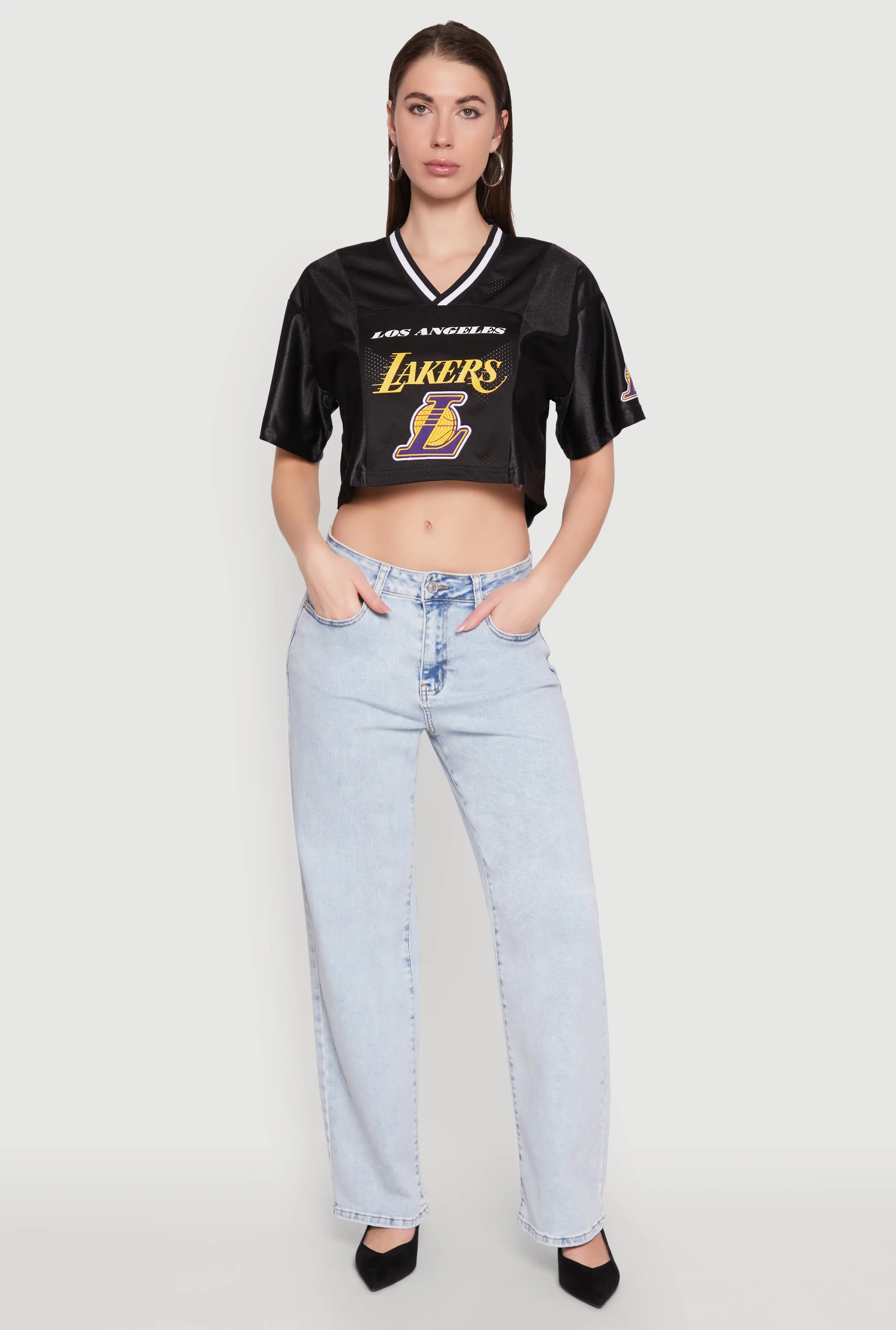 NBA Los Angeles Lakers Crop Jersey sold by Rainbow