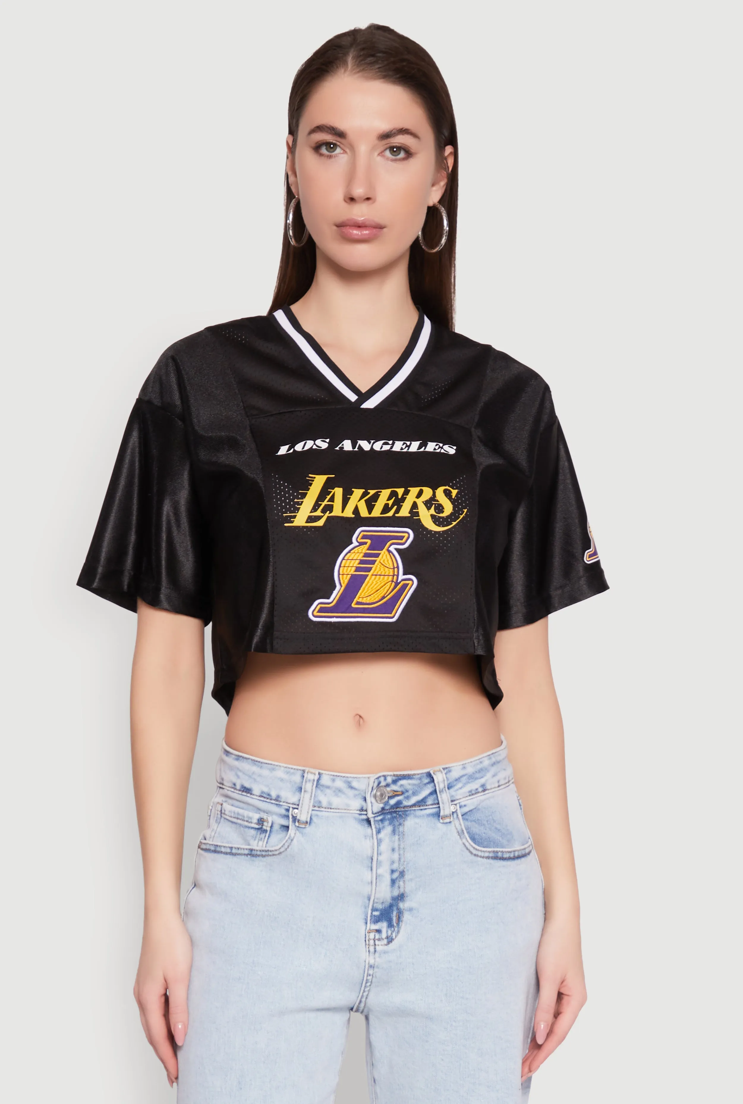 NBA Los Angeles Lakers Crop Jersey sold by Rainbow product image thumbnail 2
