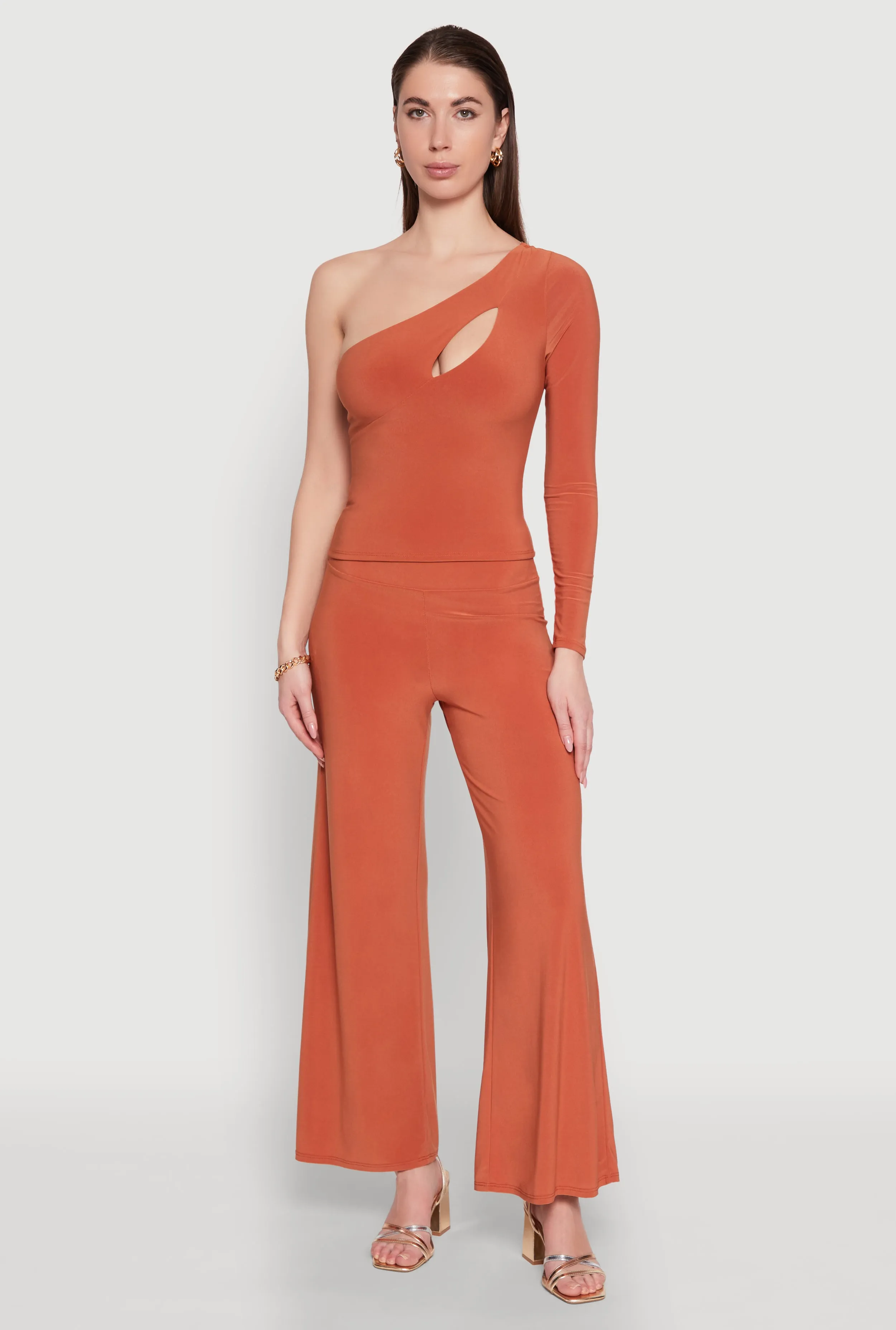 Wide Waist Palazzo Pants sold by Rainbow