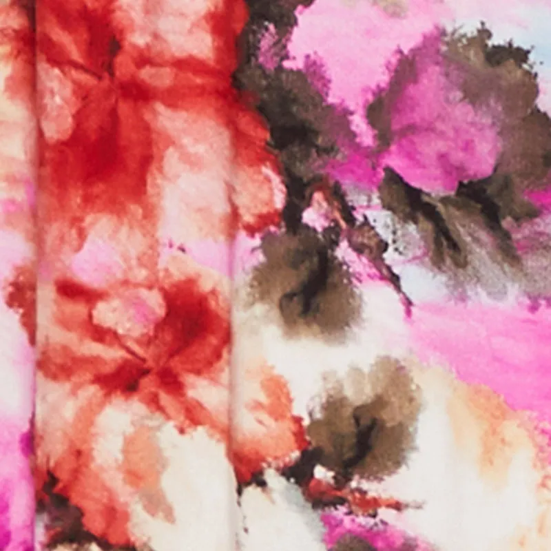 High Waisted Floral Print Tiered Skirt sold by Rainbow product image thumbnail 4