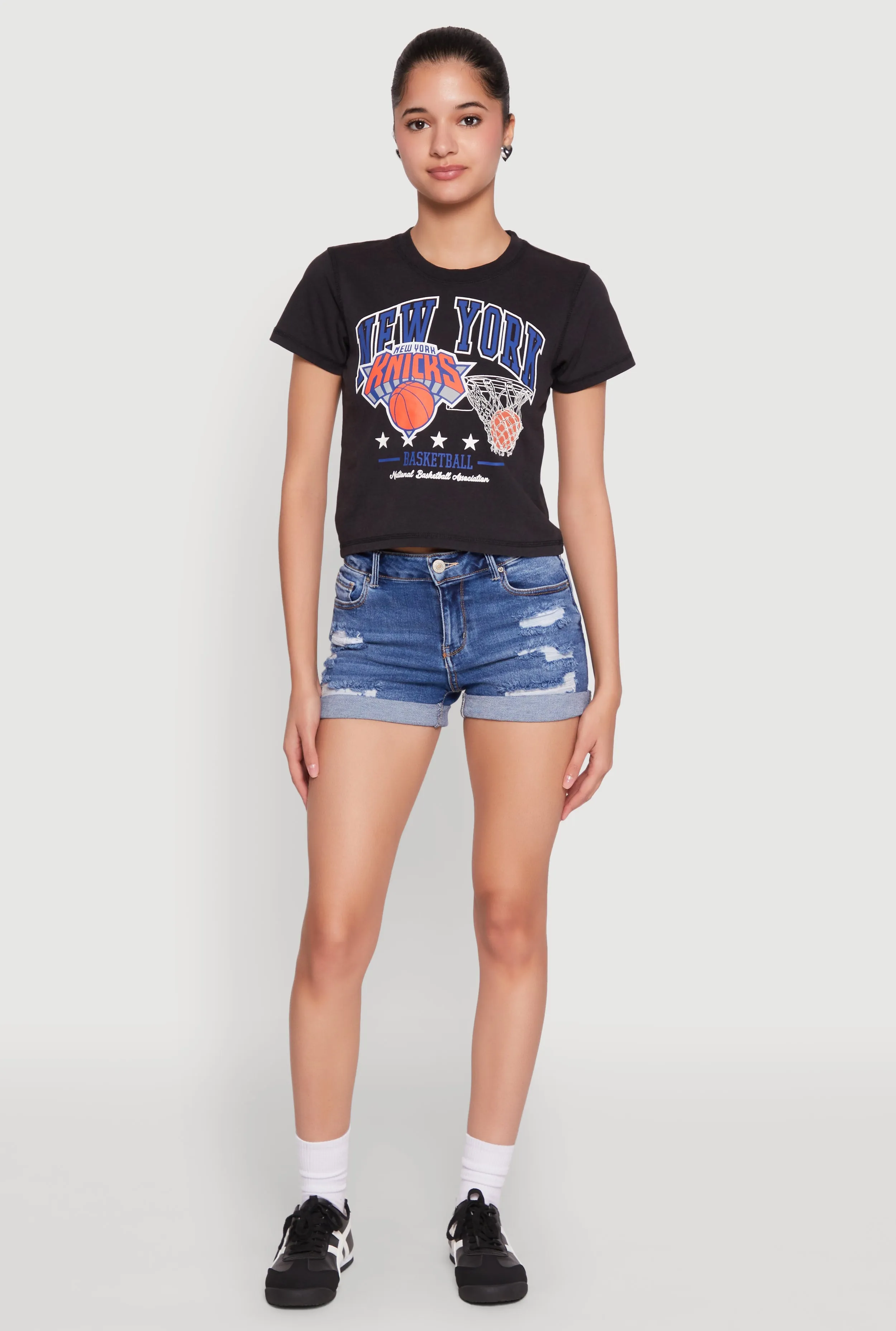 NBA New York Knicks Cropped Tee sold by Rainbow