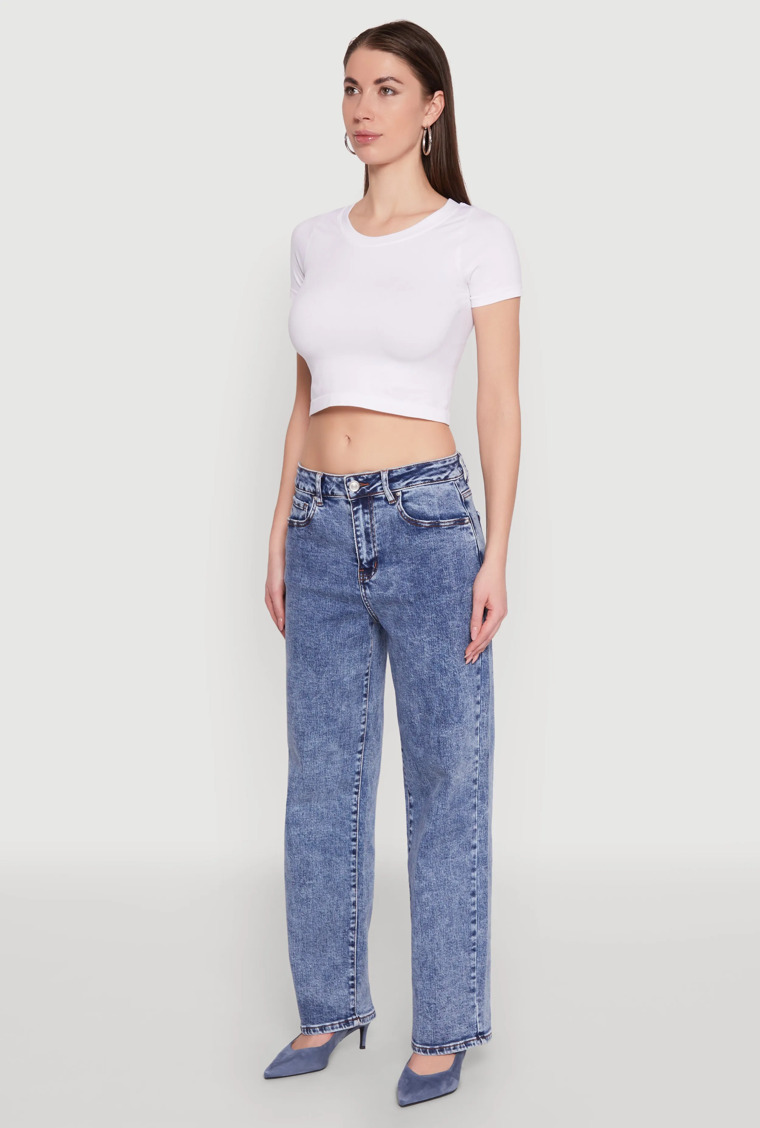 WAX Acid Wash Straight Leg Jeans sold by Rainbow product image thumbnail 3