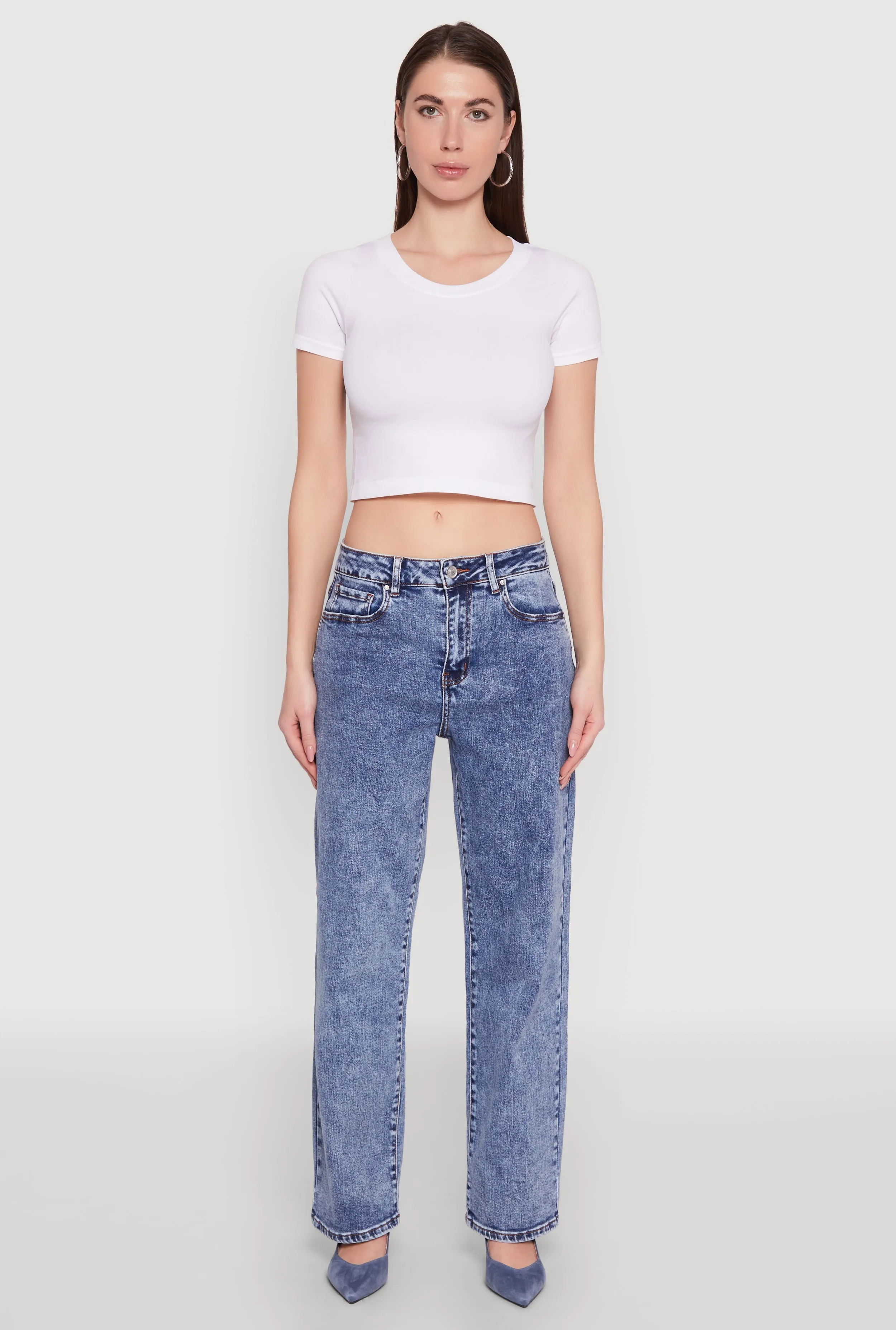 WAX Acid Wash Straight Leg Jeans sold by Rainbow product image thumbnail 2