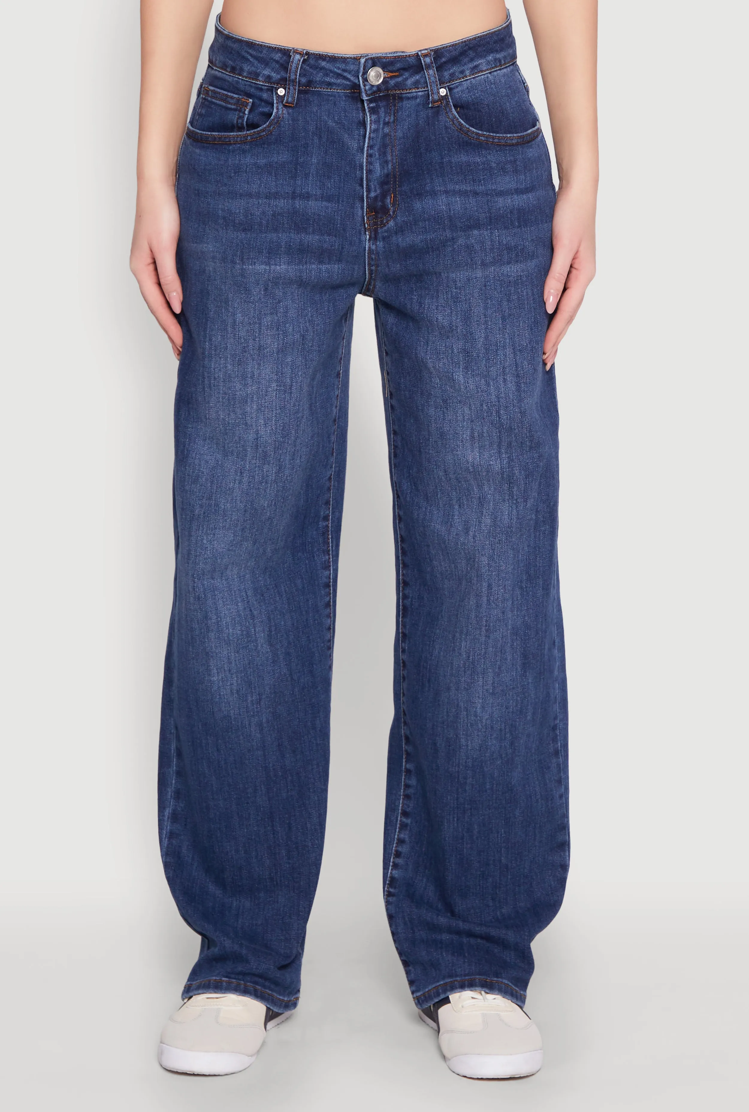 WAX Mid Rise Whiskered Straight Leg Jeans sold by Rainbow product image thumbnail 5