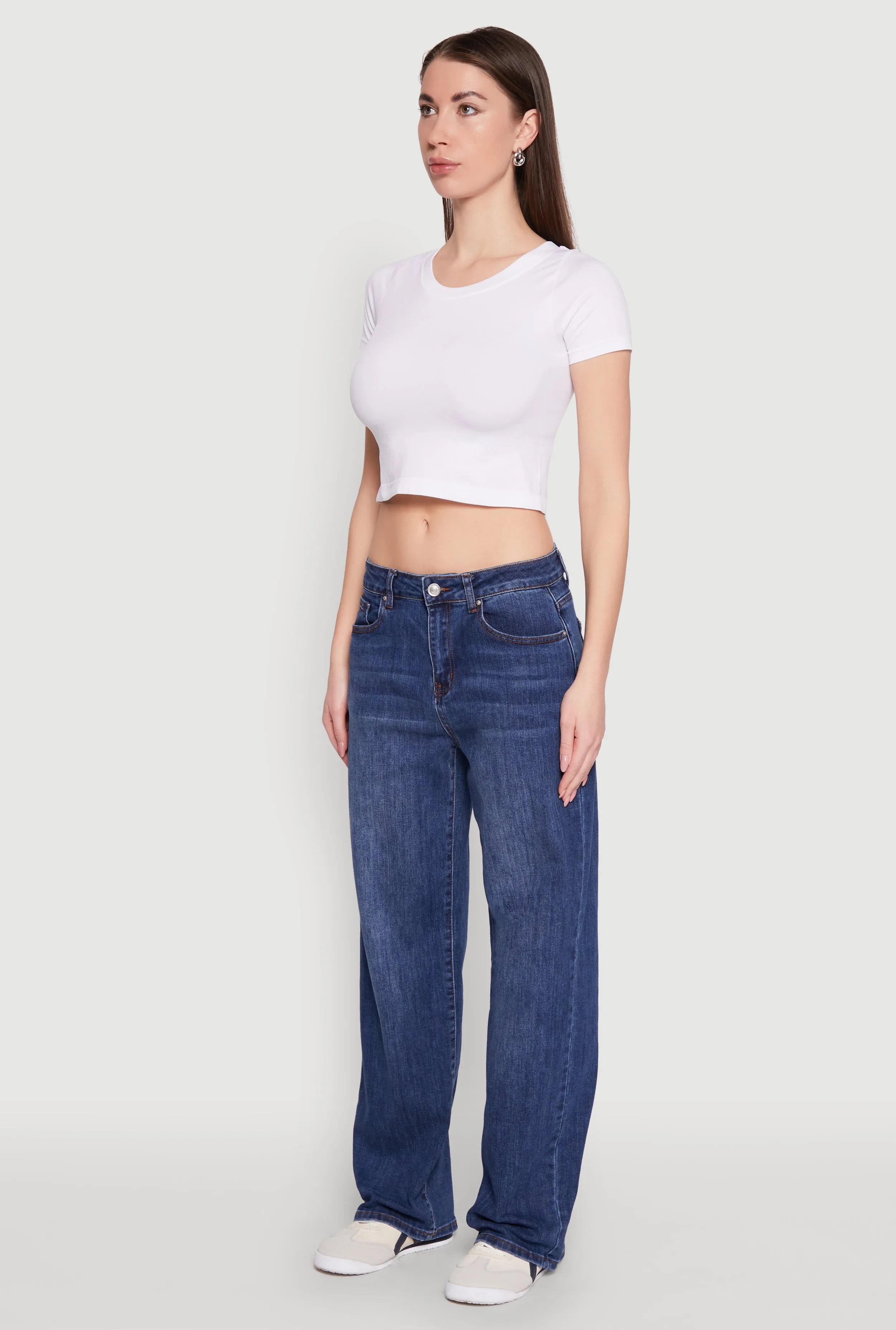 WAX Mid Rise Whiskered Straight Leg Jeans sold by Rainbow product image thumbnail 3