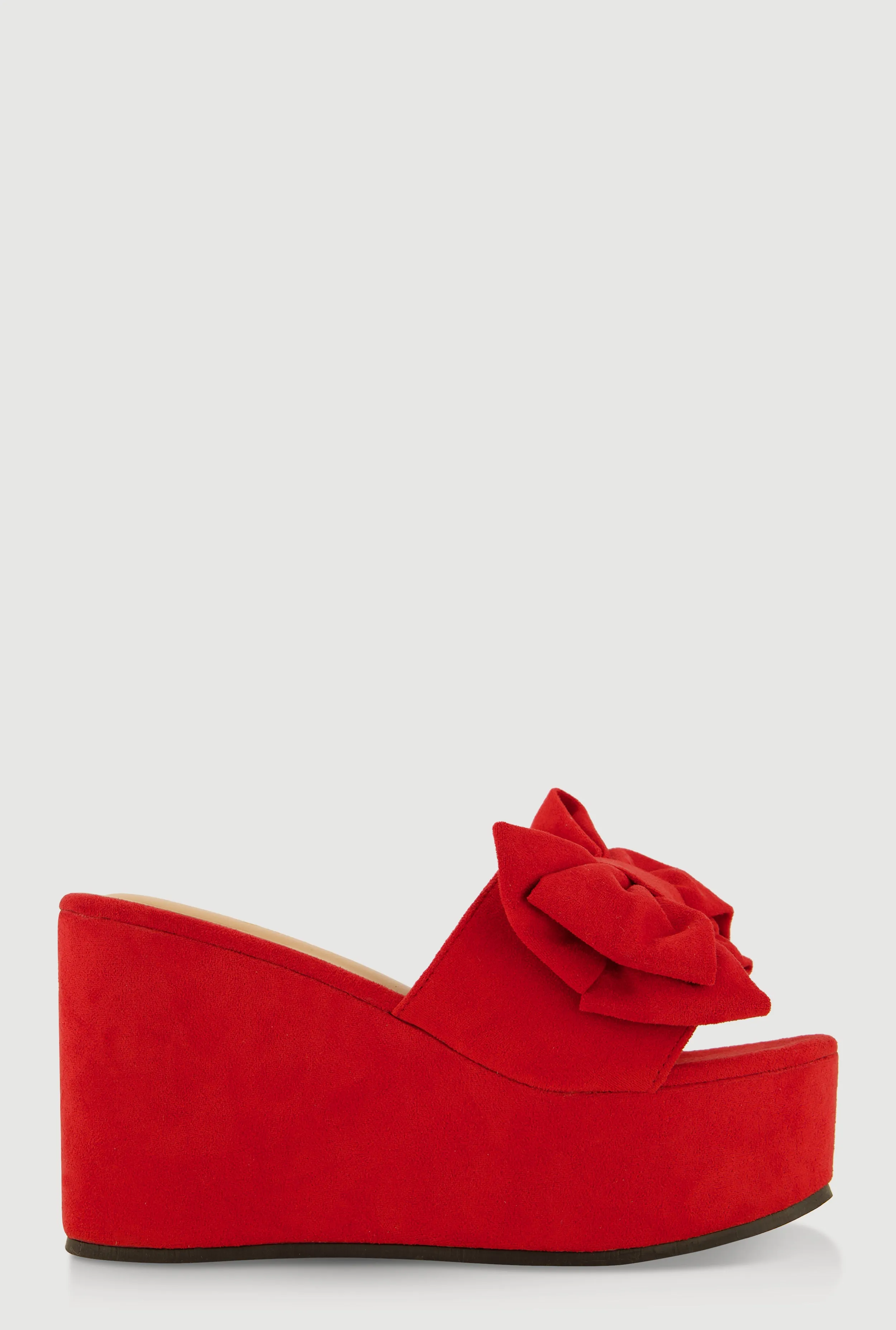 Bow Platform Wedge Slide Sandals sold by Rainbow product image thumbnail 2