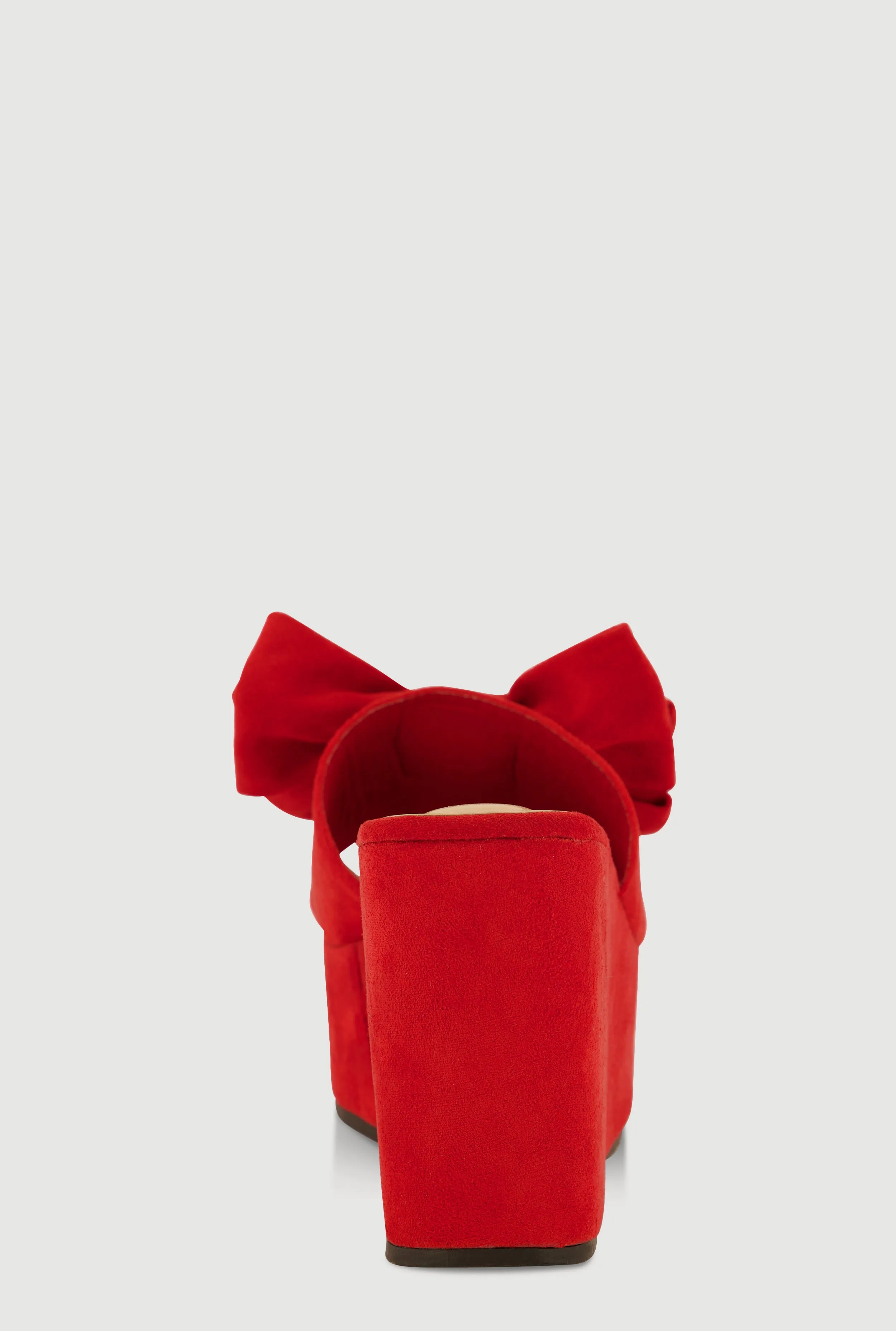 Bow Platform Wedge Slide Sandals sold by Rainbow product image thumbnail 3