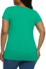 Plus Size Basic V Neck T Shirt sold by Rainbow