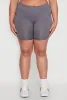 Plus Size Cell Phone Side Pocket Biker Shorts sold by Rainbow