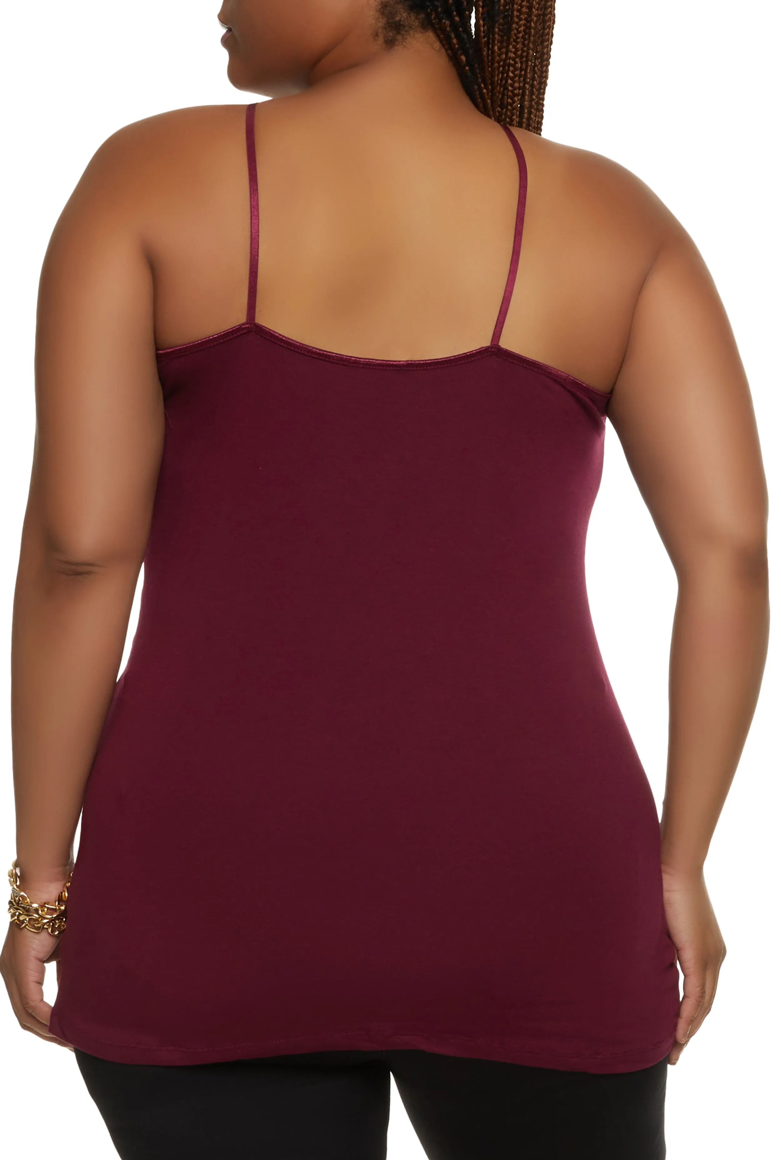 Plus Size Scoop Neck Cami sold by Rainbow product image thumbnail 2