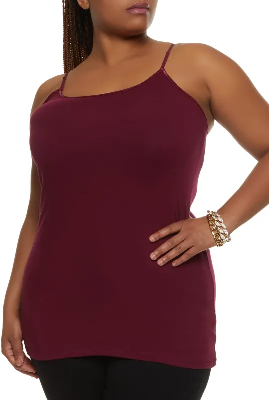 Plus Size Scoop Neck Cami sold by Rainbow
