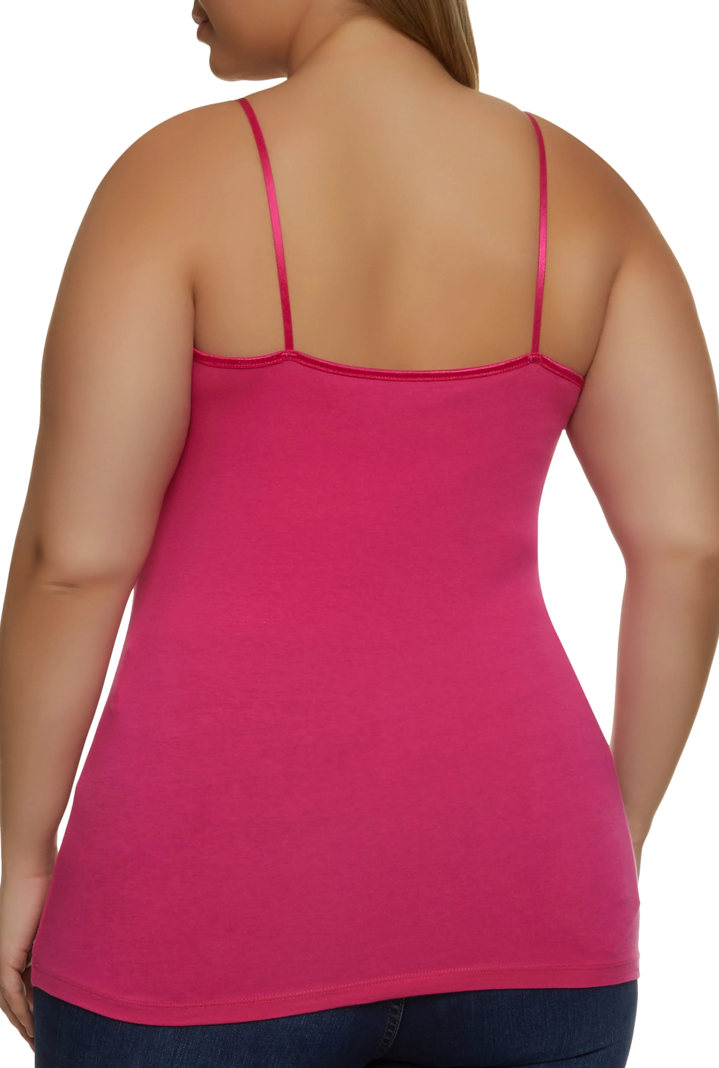 Plus Size Basic Shelf Bra Cami sold by Rainbow product image thumbnail 2