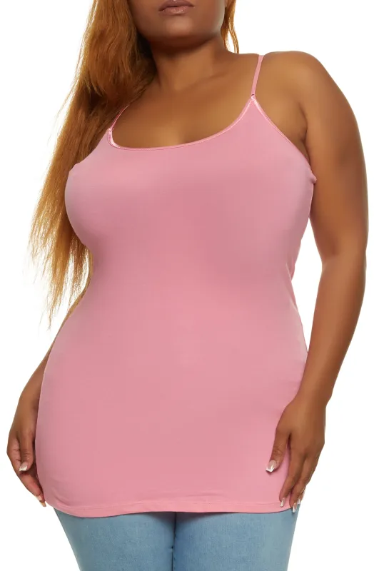 Plus Size Scoop Neck Cami sold by Rainbow
