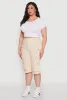 Plus Size Daisy Acid Wash Cargo Bermuda Shorts sold by Rainbow