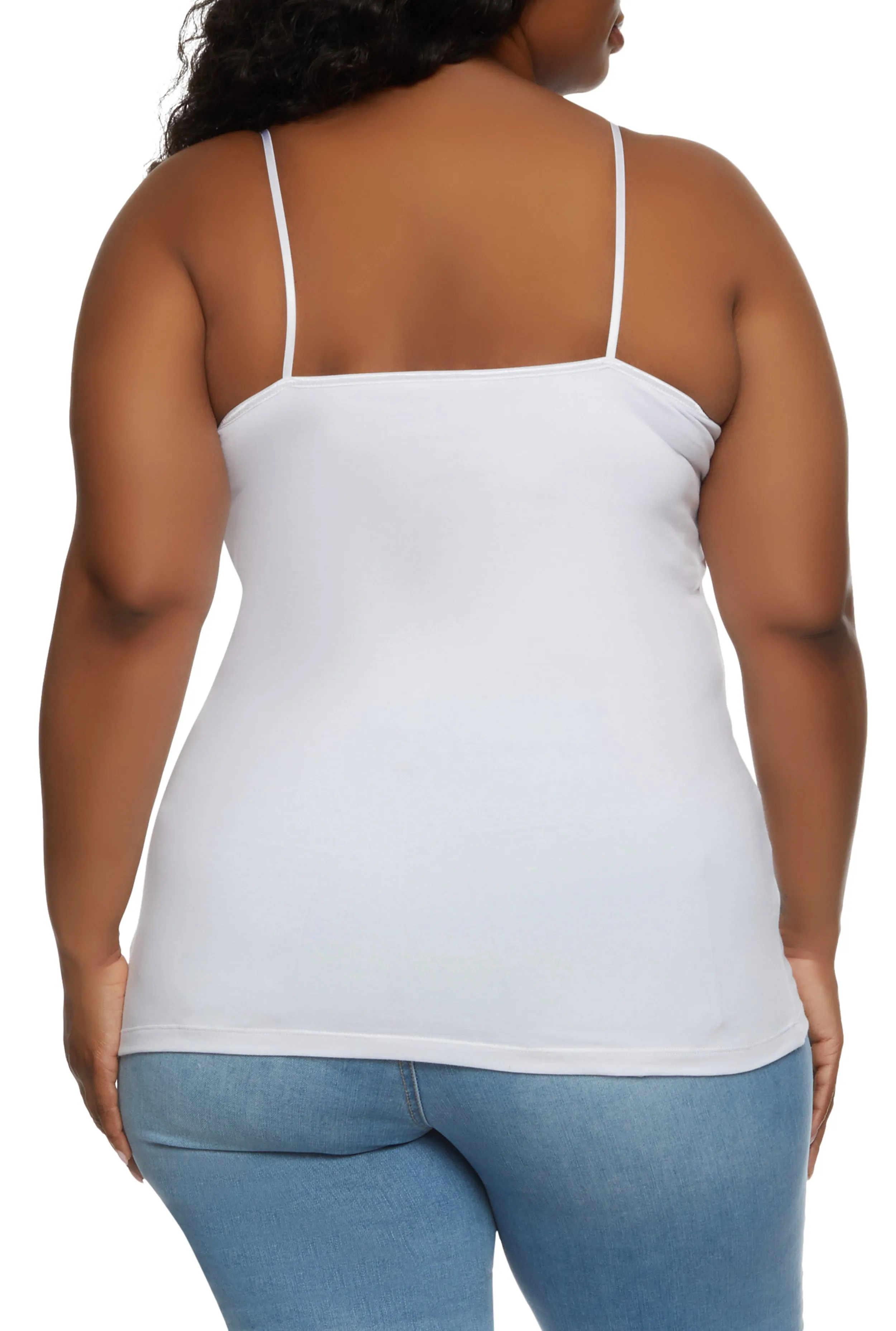 Plus Size Basic Shelf Bra Cami sold by Rainbow product image thumbnail 2