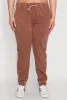 Plus Size Daisy Varsity Stripe Drawstring Joggers sold by Rainbow