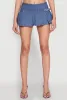 Madden Girl Belt Detail Pleated Skort sold by Rainbow